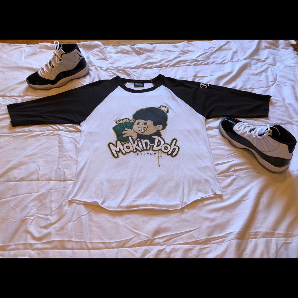 Filthy Dripped Makin Doh Raglan Sleeve